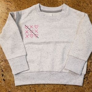Tic Tac Toe Hearts Design Sweater